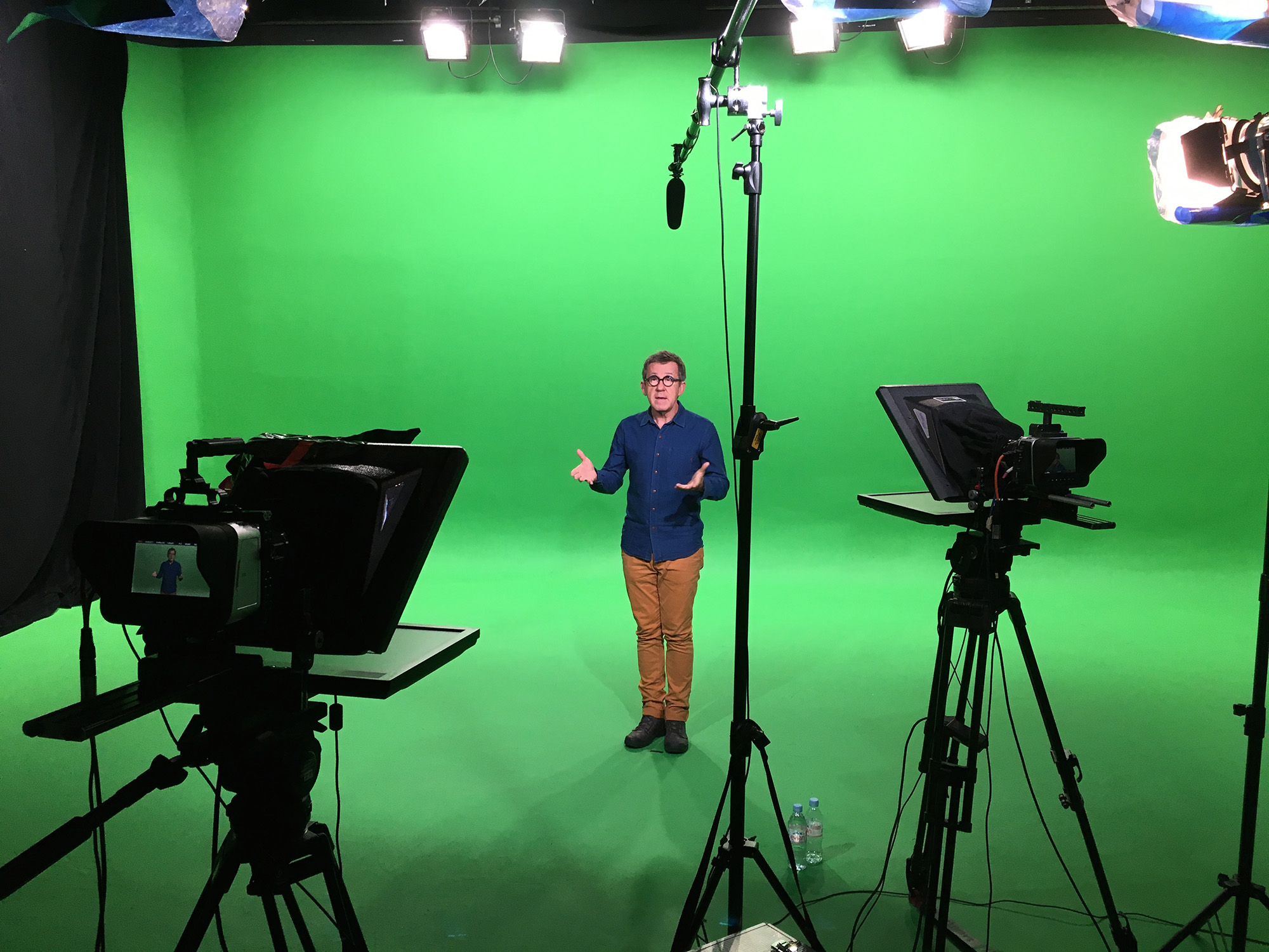  Tournage sur fond vert incrust 